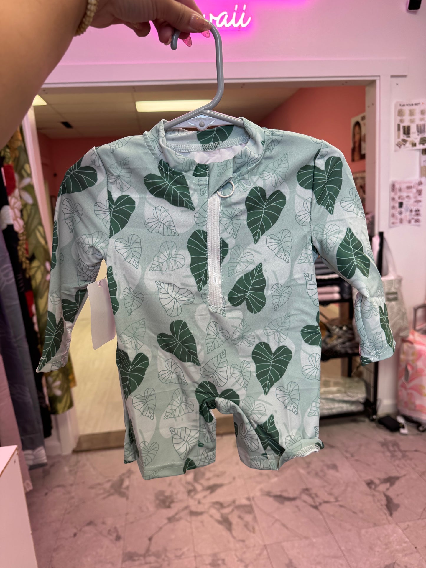 Kalo Monstera Keiki Body Suit